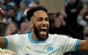 Ligue 1&nbsp;: Aubameyang buteur, Marseille accroche une place européenne