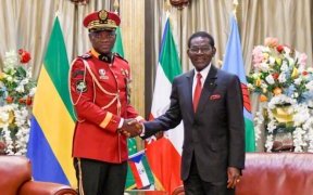 Brice Clotaire Oligui Nguema en visite officielle en Guinée équatoriale