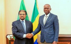 Brice Clotaire Oligui Nguema échange avec Jacques Adiahenot sur des pistes d’amélioration